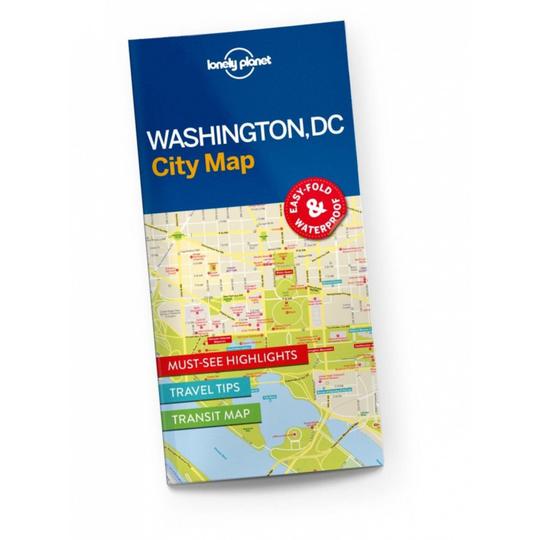 Lonely Planet Washington DC kaupunkikartta