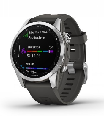 GARMIN FENIX 7S SILVER WITH GRAPHITE BAND