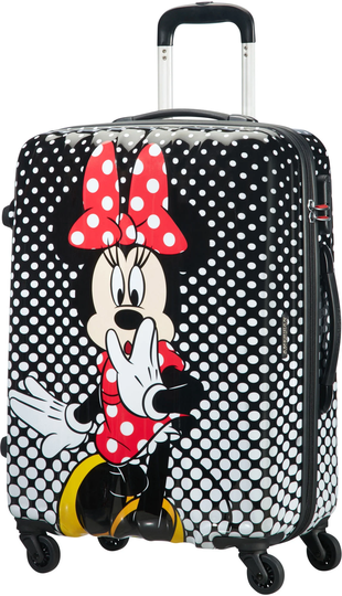 American Tourister Alfatwist Minni Hiiri Matkalaukku 63L, Polka Dot