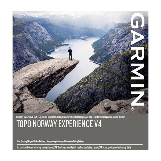 GARMIN TOPO NORWAY EXPERIENCE V4. KOKO NORJA