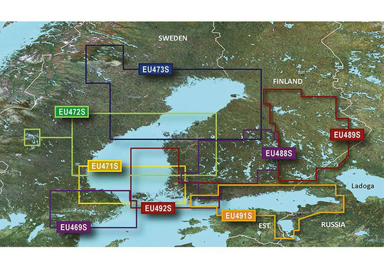 Garmin Gulf of Bothnia, North - BlueChart g3 Vision mSD/SD, Kartat & Ohjelmistot