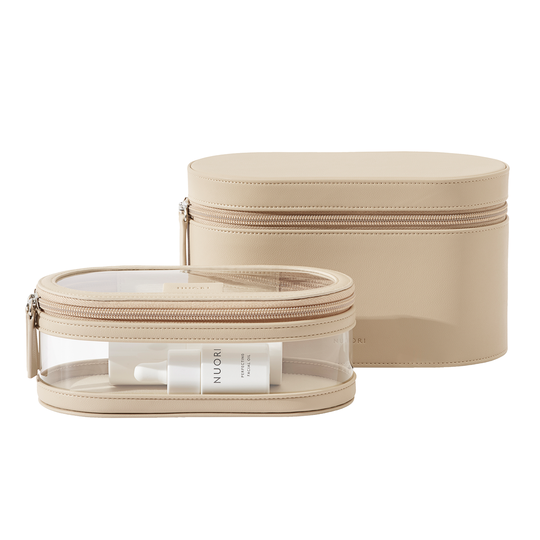 Nuori Getaway toilettilaukku, 2 kpl setti, beige