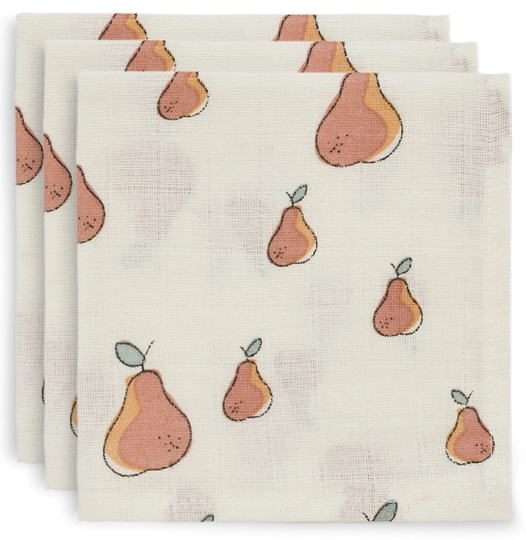 Jollein Pesulaput 3-pack, Pear
