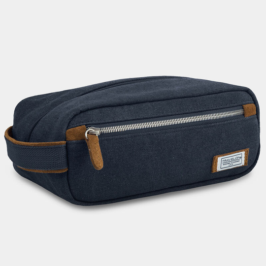 Travelon Heritage Toiletry Kit, Tummansininen toilettilaukku