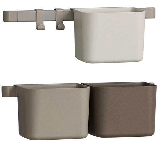 Leander Säilytyssetti 3-pack Lyhyt, Cappuccino