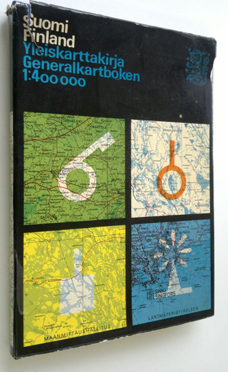 Suomi Finland yleiskarttakirja 1:400000
