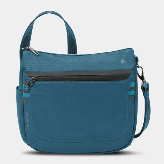 Travelon Anti-Theft Active Medium turvaolkalaukku, Teal