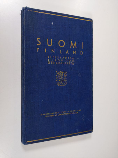 Suomi : Yleiskartta 1:400000 : Generalkarta 1:400000 = Finland