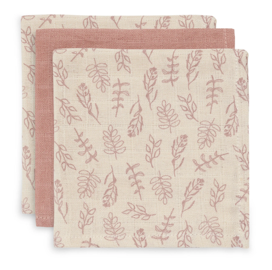 Jollein Pesulaput 3-pack, Meadow Rosewood