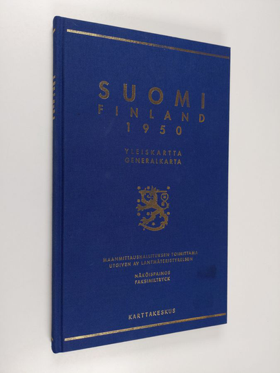 Suomi Finland 1950 : yleiskartta = generalkarta
