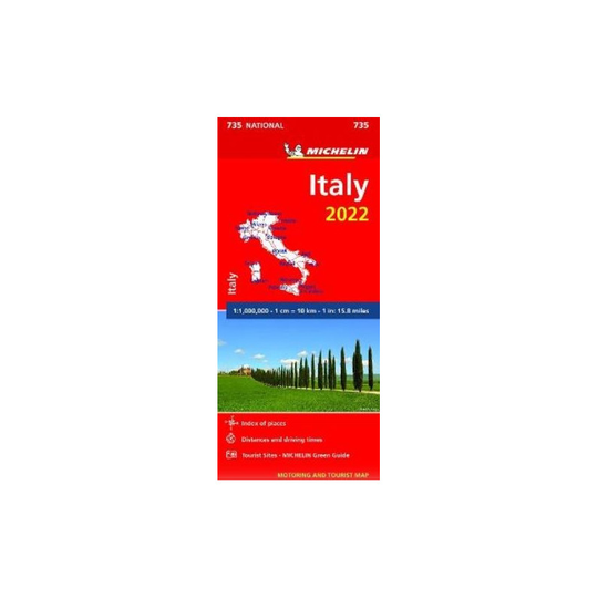Michelin Italia tiekartta 2023