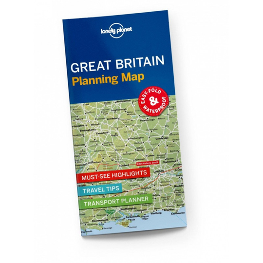 Lonely Planet Iso-Britannia suunnittelukartta