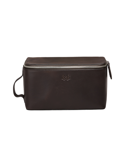 Luton leather washbag -toilettilaukku