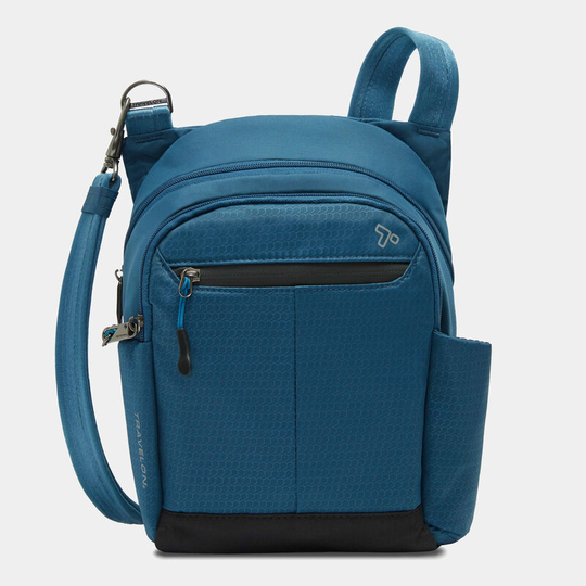 Travelon Anti-Theft Active Tour Bag, turvaolkalaukku, Teal