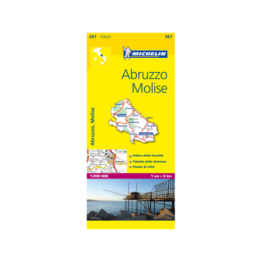 Michelin Abruzzo Molise tiekartta