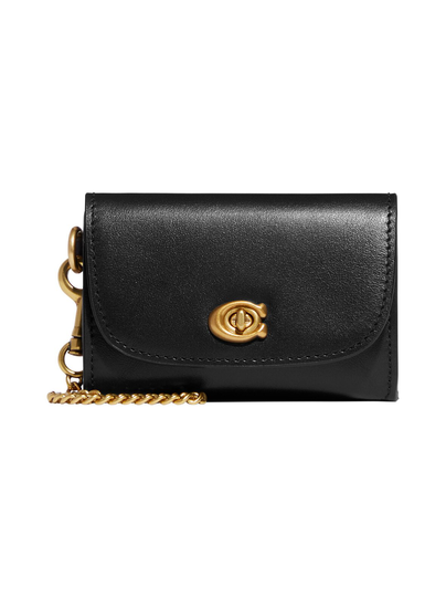 Turnlock wristlet card case -korttikotelo