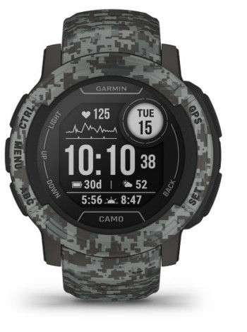 GARMIN INSTINCT 2 CAMO EDITION, GRAPHITE CAMO
