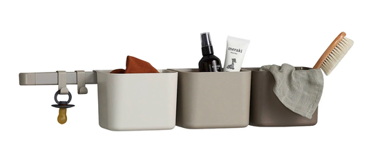 Leander Säilytyssetti 3-pack Pitkä, Cappuccino