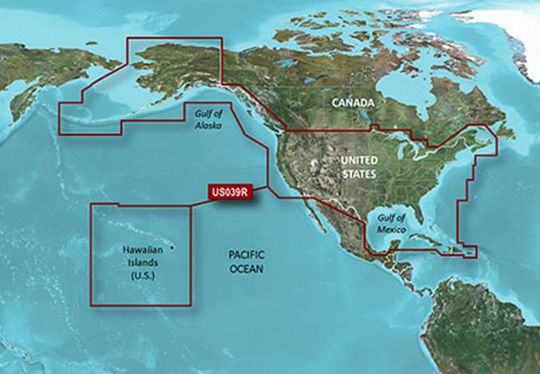 Garmin US All & Canadian West Coast microSD™/SD™, Kartat & Ohjelmistot