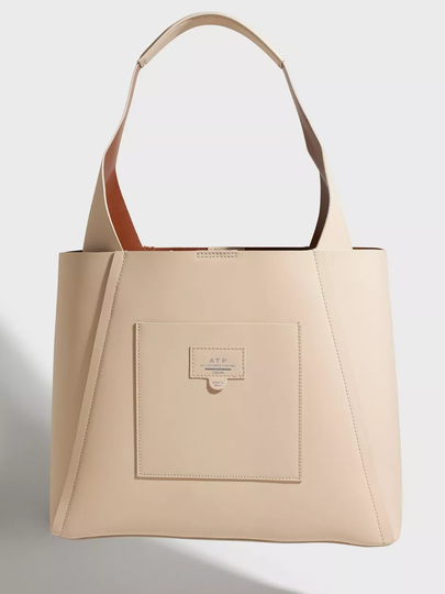 ATP ATELIER - Shopper-laukut - Limestone - Sensano Nappa Tote Bag - Laukut
