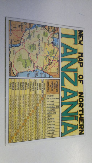 New map of northern Tanzania