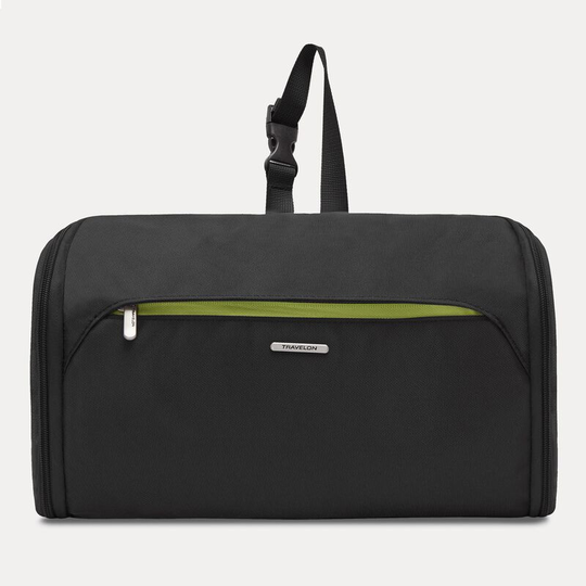 Travelon Flat-Out Hanging Toiletry Kit, musta toilettilaukku