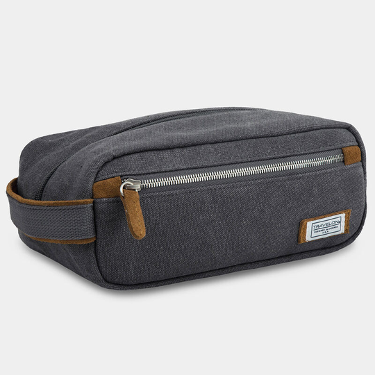 Travelon Heritage Toiletry Kit, Harmaa toilettilaukku