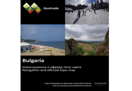 Garmin TOPO Bulgaria – OFRM Geotrade Garmin microSD™/SD™ card, Kartat & Ohjelmistot