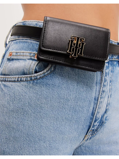 Tommy Jeans Th Outline Belt Bag Black