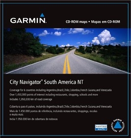 GARMIN CITY NAVIGATOR ETELÄ-AMERIKKA MIKROSD