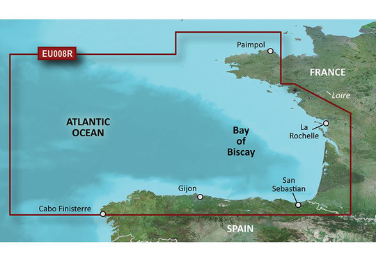 Garmin Bay of Biscay microSD™/SD™-kortti: HXEU008R, Kartat & Ohjelmistot