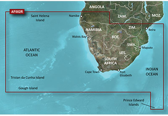 Garmin South Africa microSD™/SD™ -kortti: HXAF002R, Kartat & Ohjelmistot