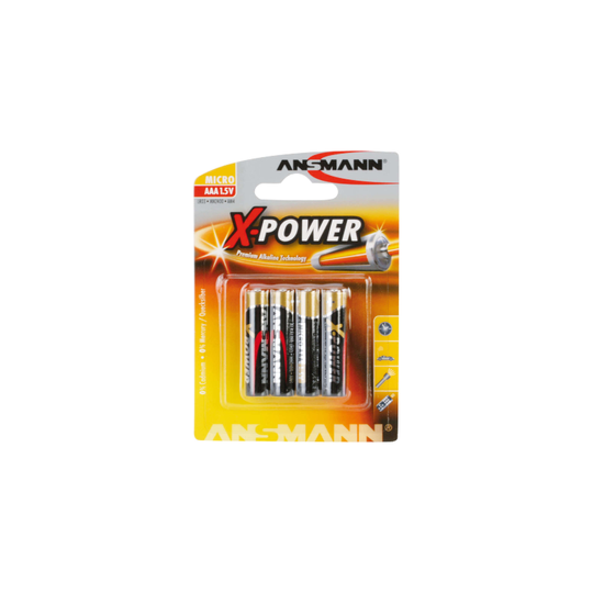 Ansmann X-power Micro AAA/LR03 alkaliparistot 1.5V, 4kpl
