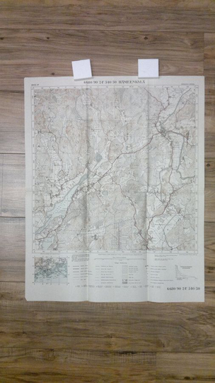W Loqvist (mitannut ja piirtänyt) : Hämeenkylä 1:20000 n:o 2043 01 (1939 painos)