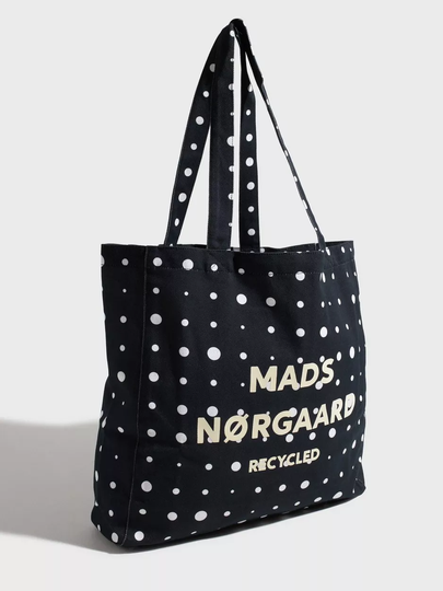 Mads Nørgaard - Shopper-laukut - Black - Recycled Boutique Athene Bag Aop - Laukut