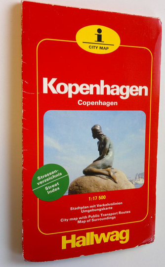 Kopenhagen / Copenhagen City Map (1985/1986)