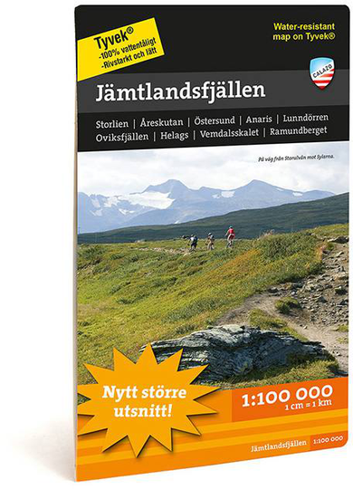 Jämtlandsfjällen Fjällkarta Tyvek