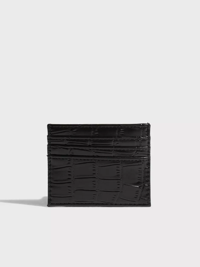 Pieces - Lompakot & Korttikotelot - Black - Pcbilla Croco Cardholder - Laukut
