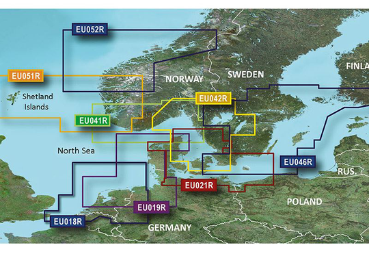 Garmin Södertälje-Trelleborg - BlueChart g3 Vision mSD/SD, Kartat & Ohjelmistot