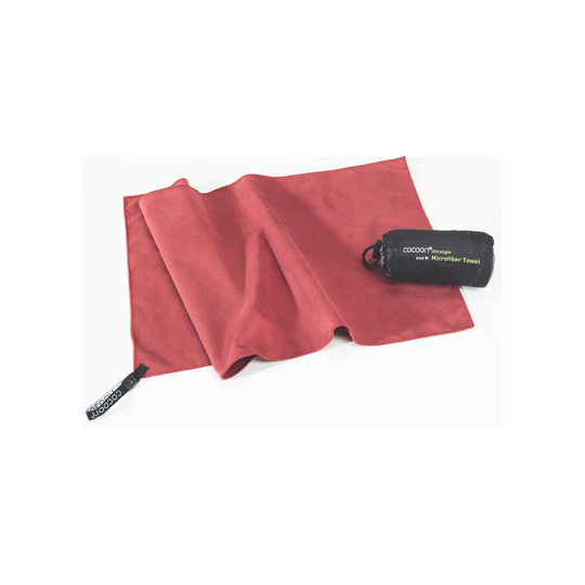 Cocoon Microfiber Towel matkapyyhe punainen