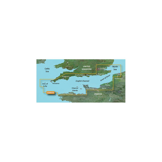 Garmin Englanti Channel microSD™/SD™-kortti: VEU001R, Kartat & Ohjelmistot