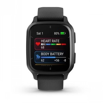 GARMIN VENU SQ 2 MUSIC, BLACK / SLATE