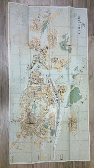 Viipuri - Kartta = Plankarta = Map of the town = Plan der stadt