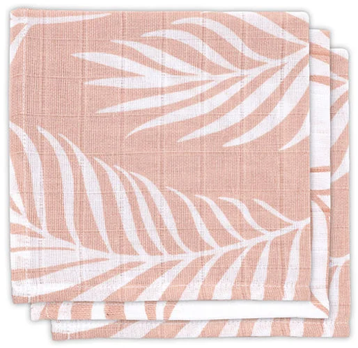 Jollein Pesulaput Nature 3-pack, Pale Pink