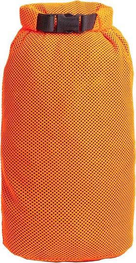 Rolltop Stuffsack, mesh, 10L Oranssi