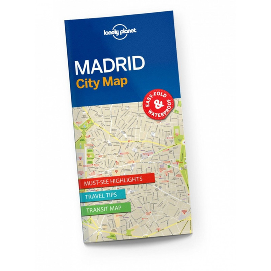 Lonely Planet Madrid kaupunkikartta