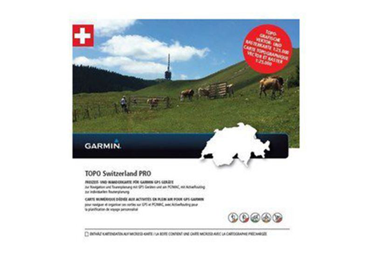 Garmin TOPO Sveitsi PRO Garmin microSD™/SD™ card, Kartat & Ohjelmistot