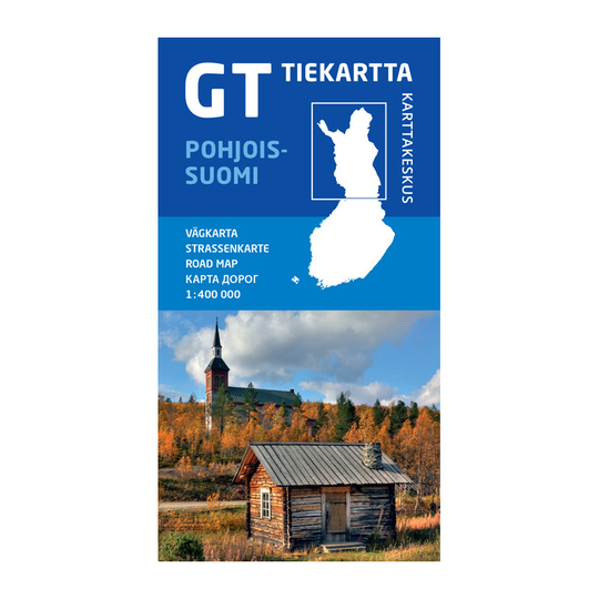GT tiekartta Pohjois-Suomi, 2022
