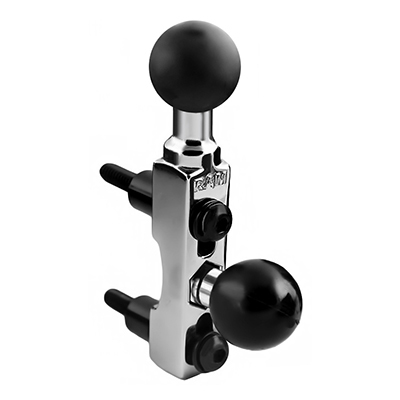 RAM Mounts CHROME CYCLE HANDLEBAR BASE