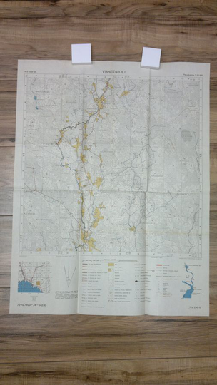 K Isohaaro (kartoitus ja puhtaaksipiirustus) : Viantienjoki 1:20000 n:o 2543 02